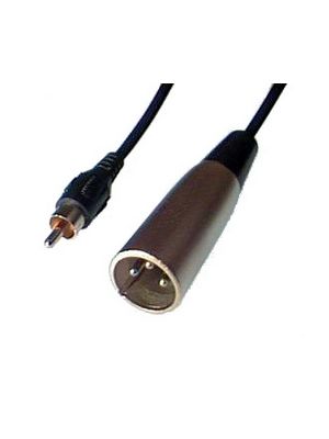 Calrad 10-143-10 Male XLR to RCA Male Plug (10 FT)