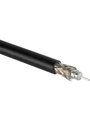Belden 4505R 12G-SDI 4K Ultra-High-Definition Black Coax Cable - 20 AWG