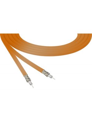 Belden 4855R 12G-SDI 4K Ultra-High-Definition Orange Mini-Coax Cable - 23 AWG