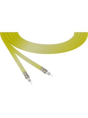 Belden 4855R 12G-SDI 4K Ultra-High-Definition Yellow Mini-Coax Cable - 23 AWG