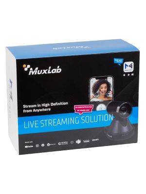 Muxlab 500792 MuxStream Single Camera Home Live Streaming Solution