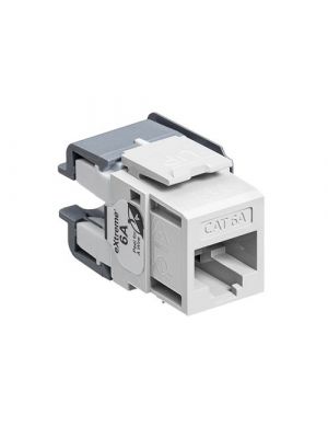 Leviton 6110G-RW6 eXtreme Cat 6A QuickPort Connector (White)