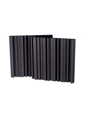 Auralex Acoustics MetroFusor V2 Diffusion Panels - 1 Pair (Charcoal)