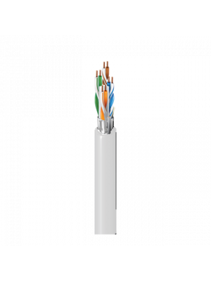 Belden 2413FS Category 6+ Enhanced Plenum Cable, 4 Pair, F/UTP, CMP WHITE (1K BOX)