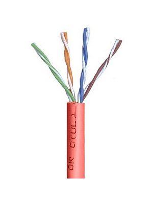 Belden 1583A Multi-Conductor Category 5e Nonbonded 4-Pair Cable - 24 AWG (by the foot) - Red
