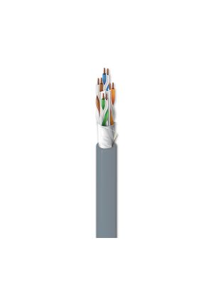 Belden 10GXW12 Category 6A Cable, 4 Pair, U/UTP, CMR, 23 AWG (Gray)