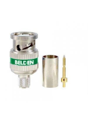 Belden 4694RBUHD3 B50 12 GHz, RG-6, UHD, BNC, 3 Piece Crimp Connector (50 Pack)