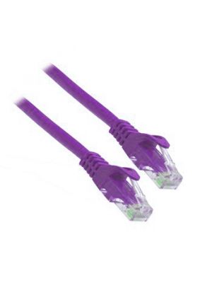 PacPro Cat6a UTP Purple Patch Cord (50 FT)