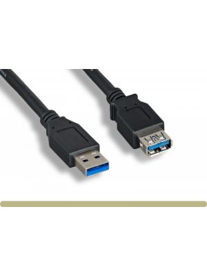 Comtop 10U3-32101-E-BK USB 3.0 A Male to A Female Extension Cable 1ft