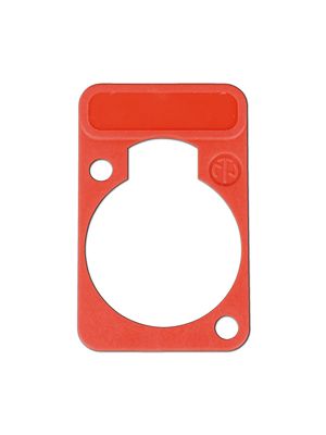 Neutrik DSS-RD D-Series Red Lettering Plate