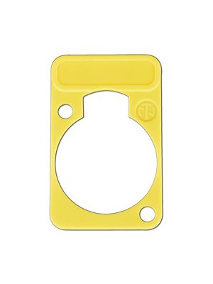 Neutrik DSS-YL D-Series Yellow Lettering Plate
