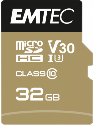 EMTEC ECMSDM32GHC10SP microSD UHS-I U3 A1, A2 SpeedIN Pro 32GB microSD Card
