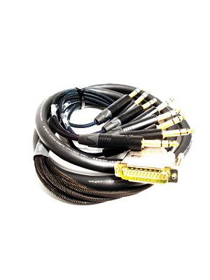 NoShorts DB25 Male to 1/4 Inch Plug 8Ch Digital Snake Cable (6 FT)