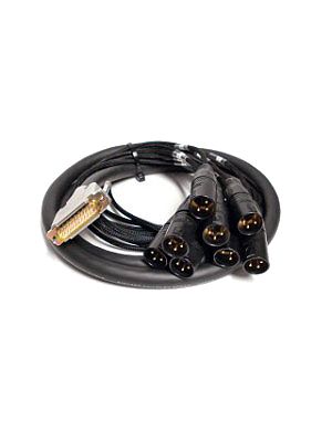 NoShorts DB25 Male to XLR-Male 8Ch Digital Snake Cable (6 FT)
