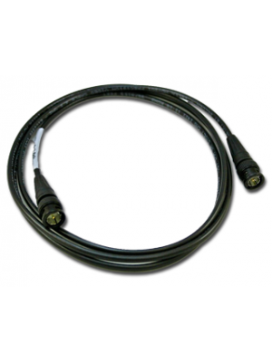 NoShorts 1855ABNC2BLK HD-SDI Mini Coax BNC Cable (2 FT - Black)