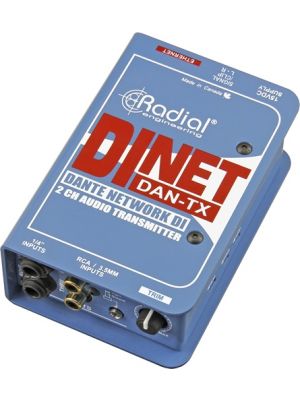 Radial Engineering DiNET DAN-TX 2-Channel Dante Network Transmitter