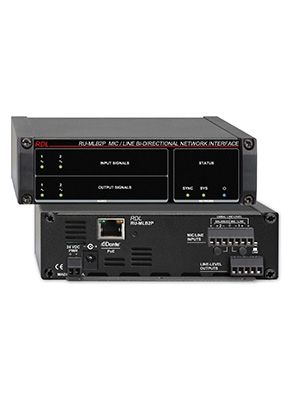 Radio Design Labs RU-MLB2P Mic/Line Bi-Directional Network Interface