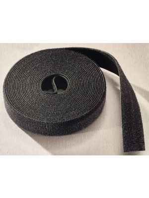 Rip-Tie W-75-1RL-BK WrapStrap 1/2 Inch Wide X 75 FT Roll (Black)