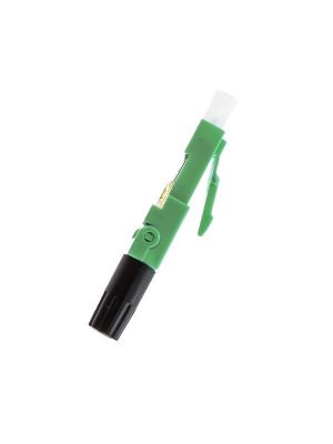 Cleerline SSF-LC-SMAPC-10 Single Mode LC OS2 Angled Polished Connector - Green (10 PACK)