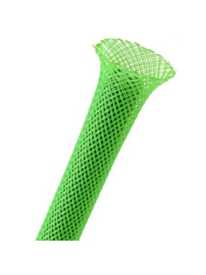 Techflex® Flexo® PET Expandable Braided Sleeving - 3/4 Inside Diameter -  25' Long Spool - Forest Green