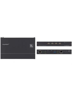 Kramer TP-590RXR 4K60 4:2:0 HDMI PoE Receiver w/ USB, Ethernet, RS-232, IR & Stereo Audio Extraction over Extended-Reach HDBaseT 2.0