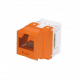 Panduit NK688MOR UTP RJ45 Cat 6 Punchdown Keystone Jack Module (Orange)