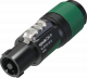 Neutrik NL4FXX-W-S 4-pole speakON, screw, chuck, cable diameters 6 to 12 mm