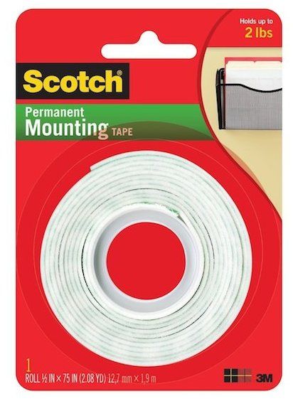 Double Sided Adhesive Tape, 1 in X 9 FT Heavy Duty Mounting Tape,  Waterproof Foam Tape, for Home Decor, Office Décor, 1 in. X 9 Ft.