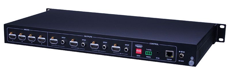 Vanco EVMX4K44 Evolution HDMI 4×4 4K Matrix Selector Switch