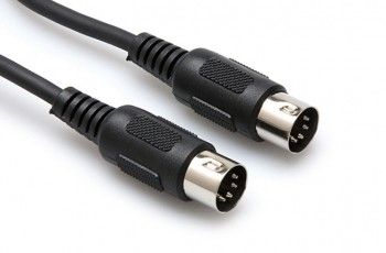 Hosa Standard MIDI Cable, Right Angle Ends