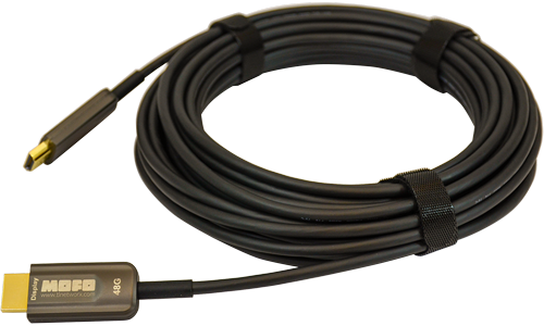 TechLogix MOFO-HD21-05 MOFO™ Media Over Fiber Optic cable - 48G HDMI 2.1 Meter)