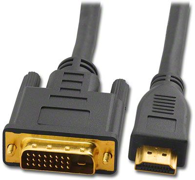 Pan S-HDMI-DVI-2 HDMI Male to DVI Male - 2 Meters