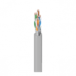 Belden 2412FS Category 6+ Enhanced Cable, 23 AWG, 4 Pair, F/UTP, CMR ...