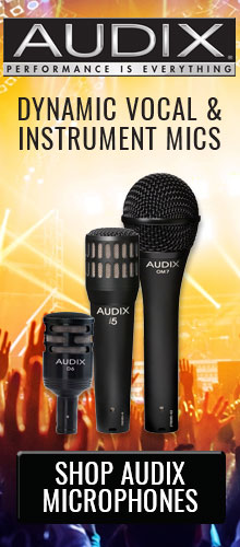 Shop Audix Microphones at Pacific Radio Electronics